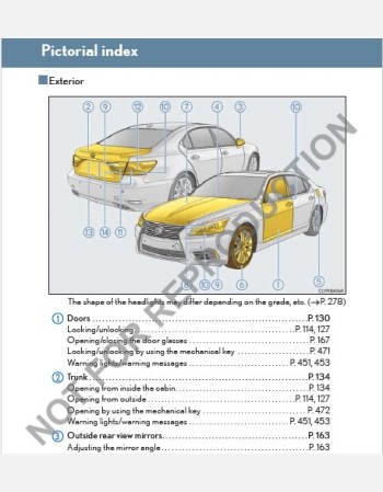 lexus ls 460 2014-2015 owners manual